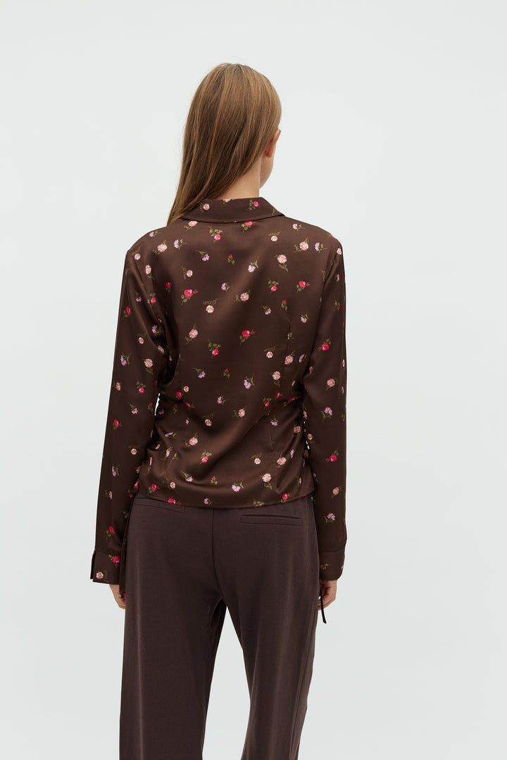 MbyM - Nura-M 63871131 - V53 - Dark Evaline Print Skjorter