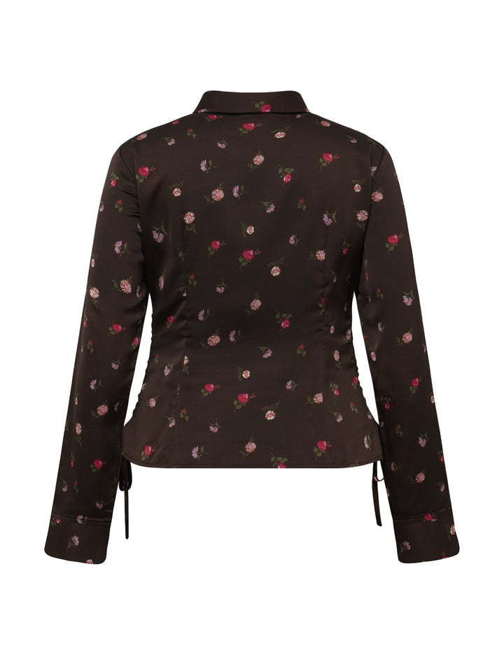 MbyM - Nura-M 63871131 - V53 - Dark Evaline Print Skjorter