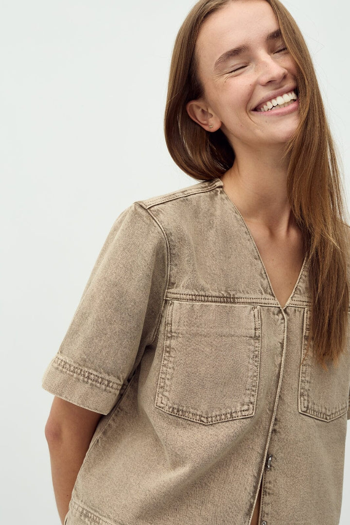 MbyM - Reela-M 61960406 - S48 Beige Washed Denim