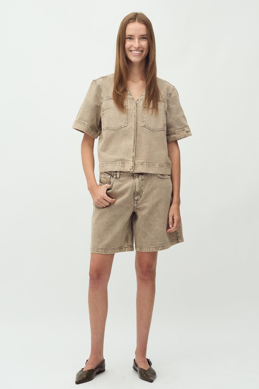 MbyM - Reela-M 61960406 - S48 Beige Washed Denim