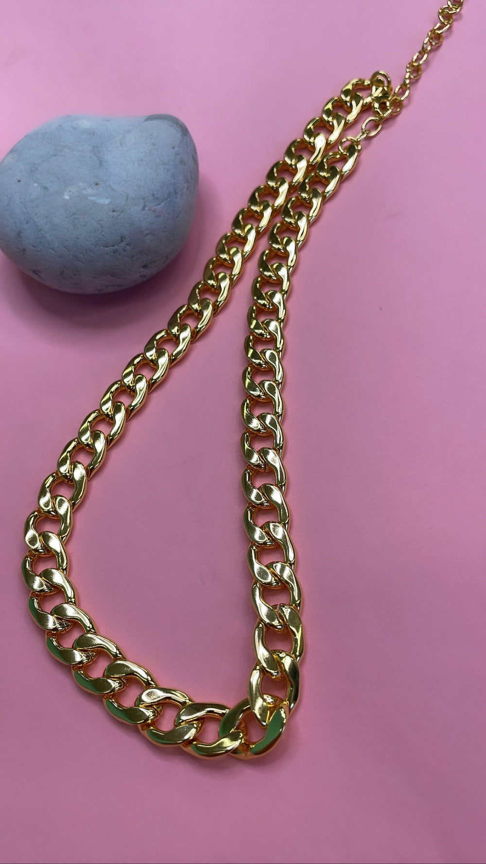 Mellow Moon - Chunky Big Necklace - Forgyldt Halskæder