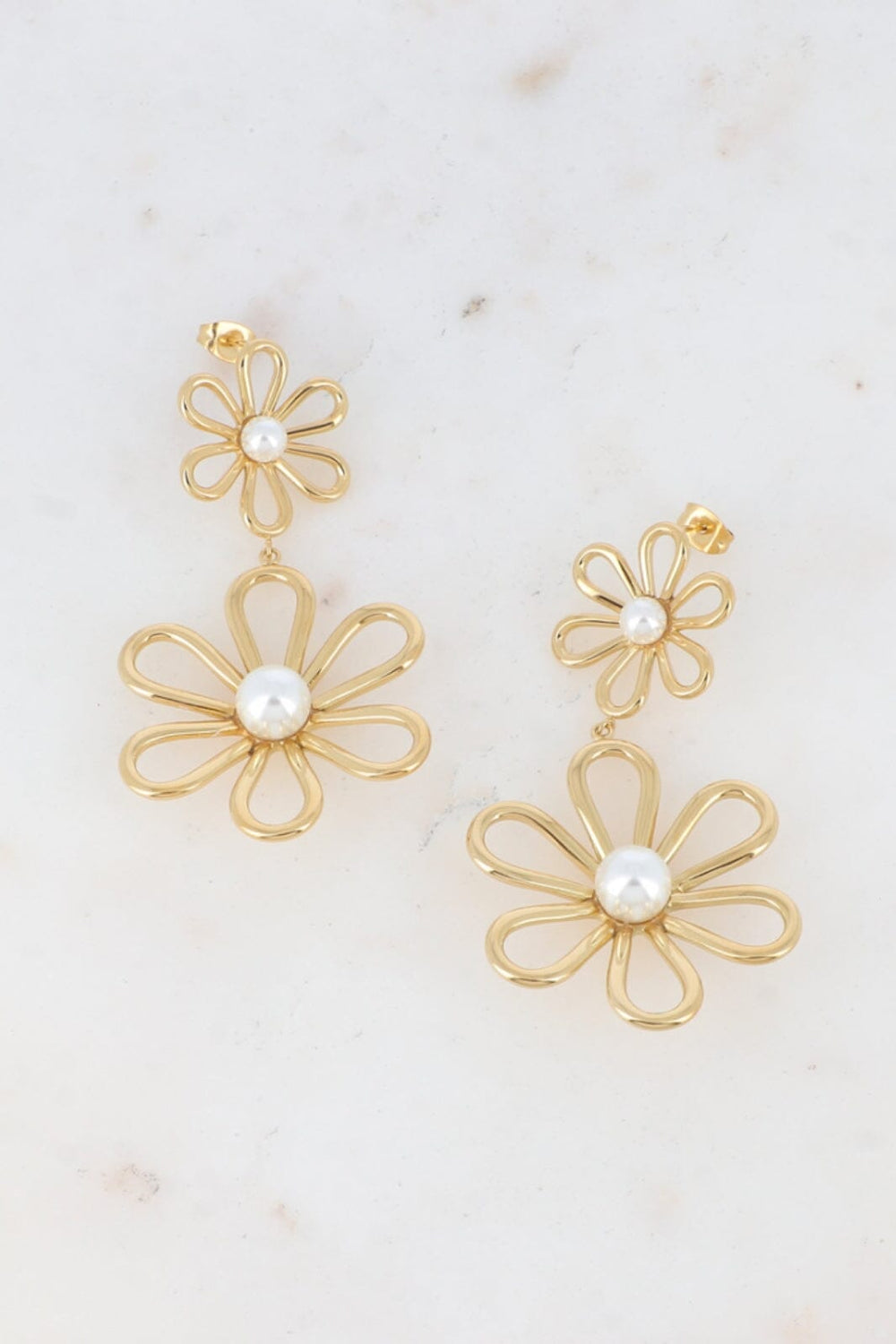 Mellow Moon - Dangling Earrings Bme19520980 - White