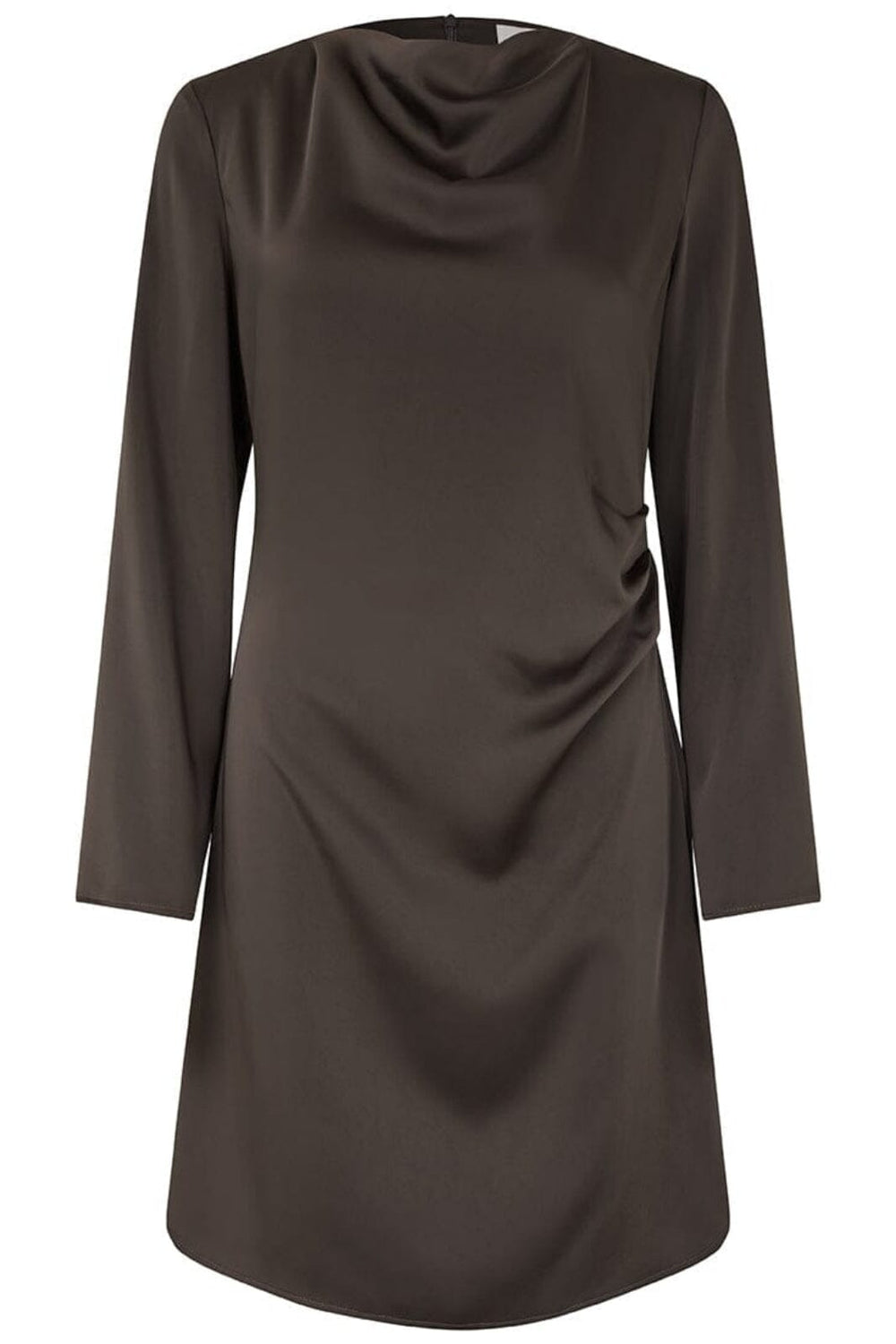 Modström - Tailormd Ls Short Dress 59089 - 5508 - Seal Brown Kjoler