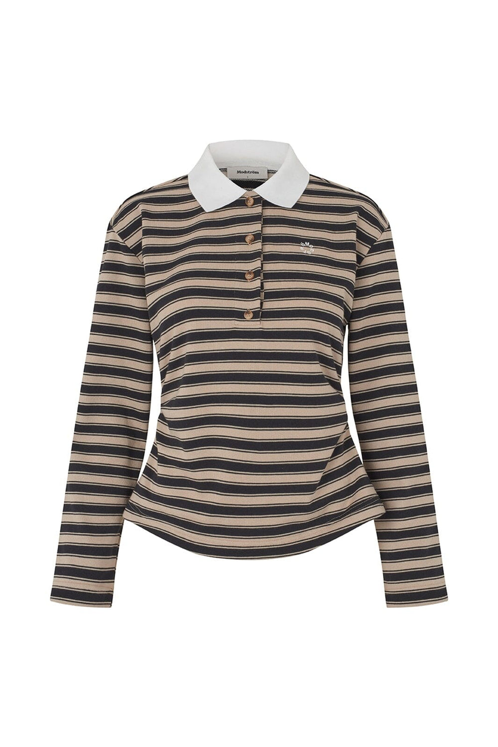 Modström - Trinnymd Polo 59143 - 13637 - Beige Black Stripe