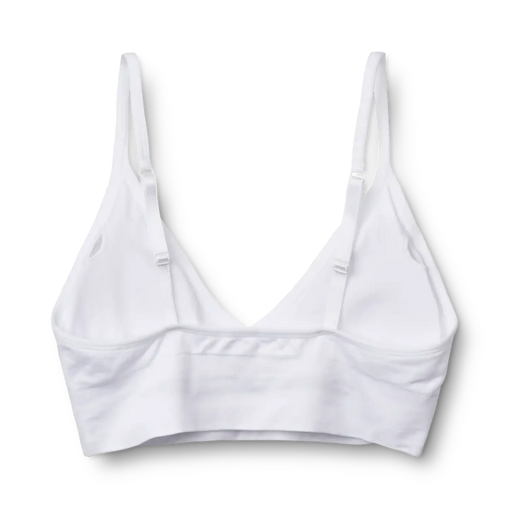 Molly&My Wardrobe - Luise Bra Top Narrow Strap W. Padding - White BH