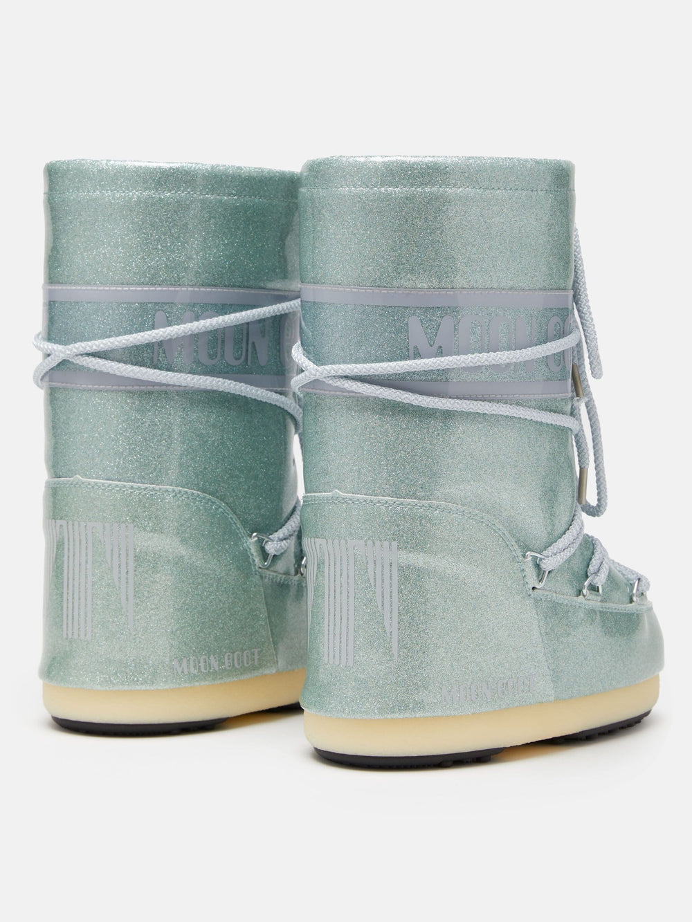 Moon Boot - Mb Icon Jr Glitt - F001 Light Blue Støvler
