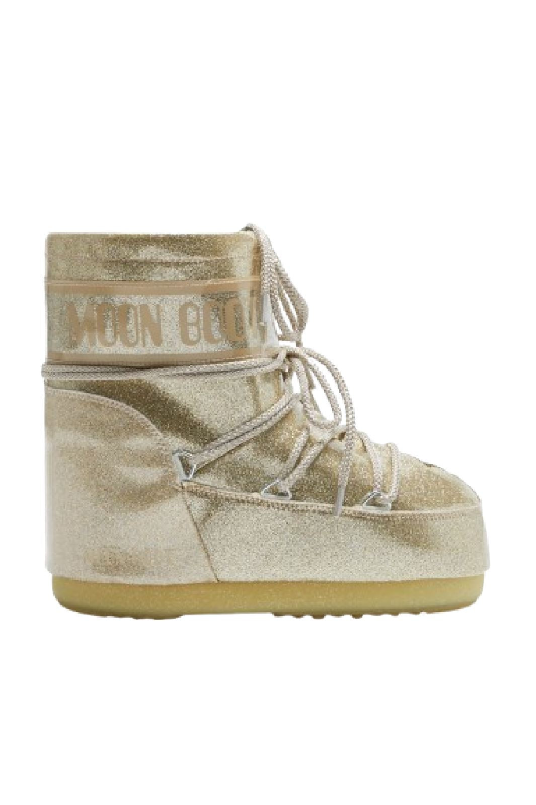 Moon Boot - Mb Icon Low Glitter - B002 Gold Støvler