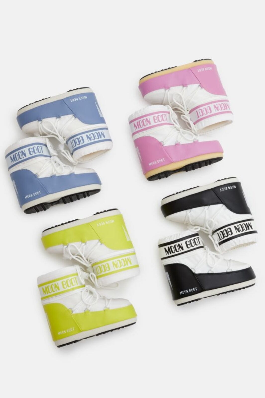 Moon Boot - Mb Icon Low Nylon - A001 White/Black Støvler