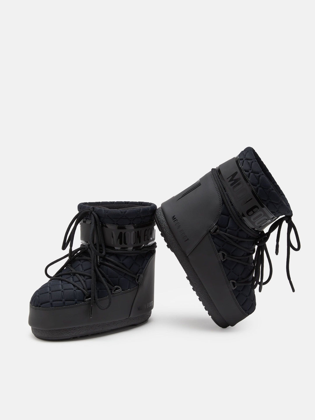 Moon Boot - Mb Icon Low Quilt - N001 Black Støvler