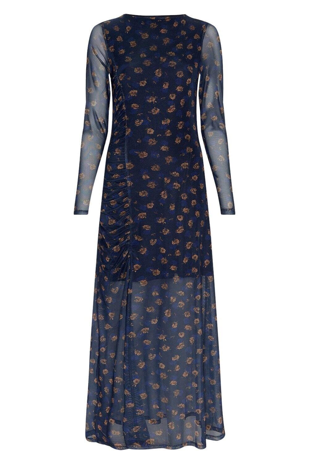 Moss Copenhagen - Mschginie Illenora Dress 19522 - Mari Blue Flwr Kjoler