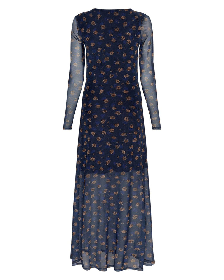 Moss Copenhagen - Mschginie Illenora Dress 19522 - Mari Blue Flwr Kjoler