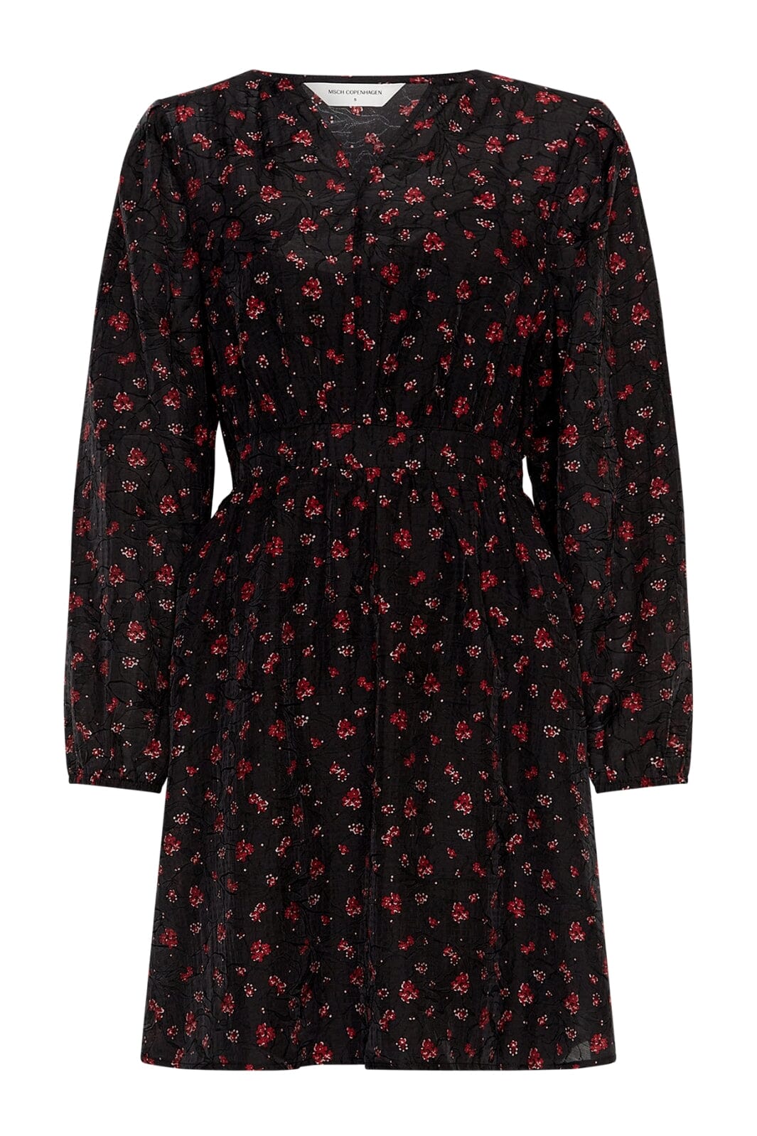 Moss Copenhagen - Mschnancy Dress 19264 - Syrah Flower Kjoler