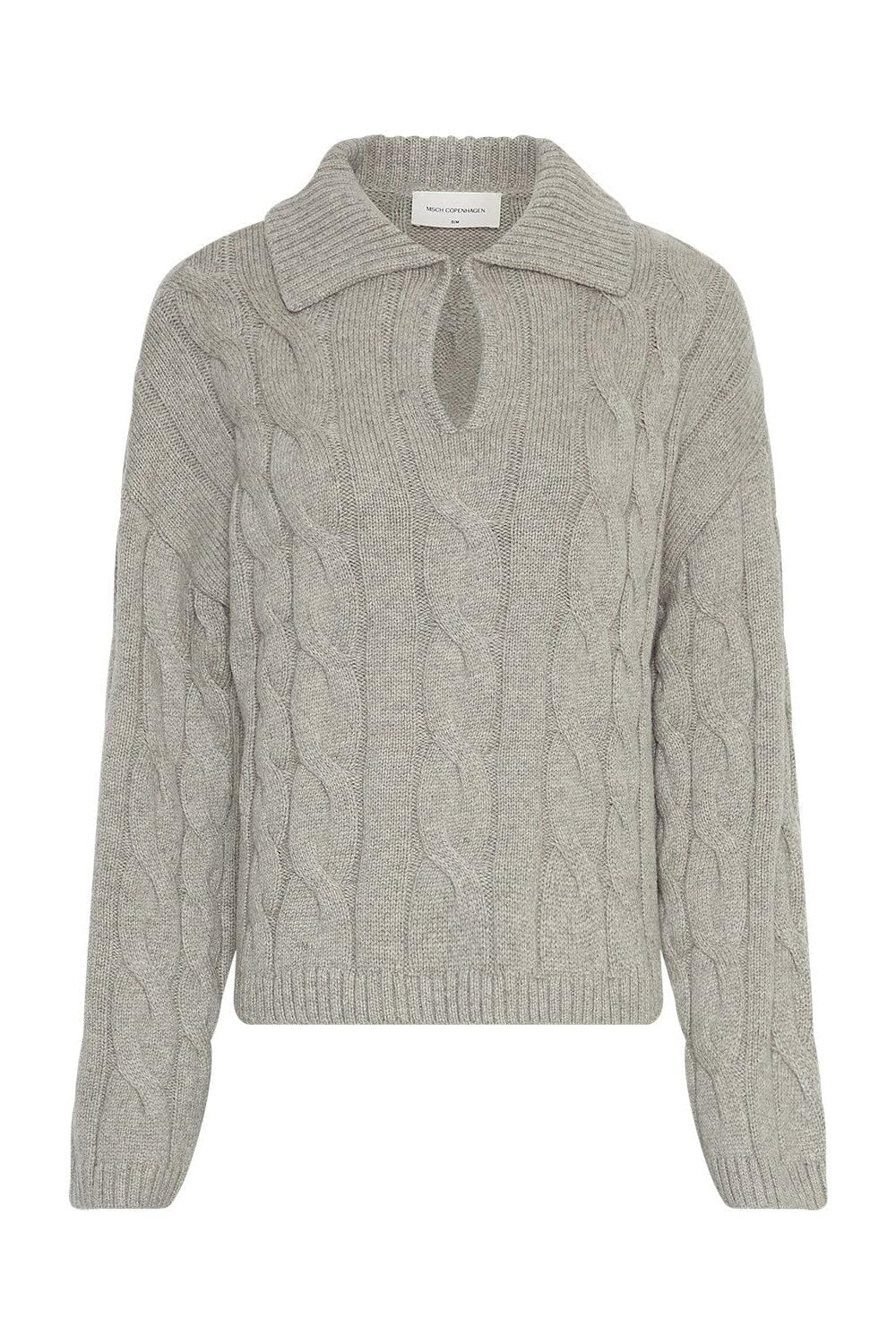 Moss Copenhagen - Mschpavana Peony Pullover 19398 - Warm Lgm Strikbluser