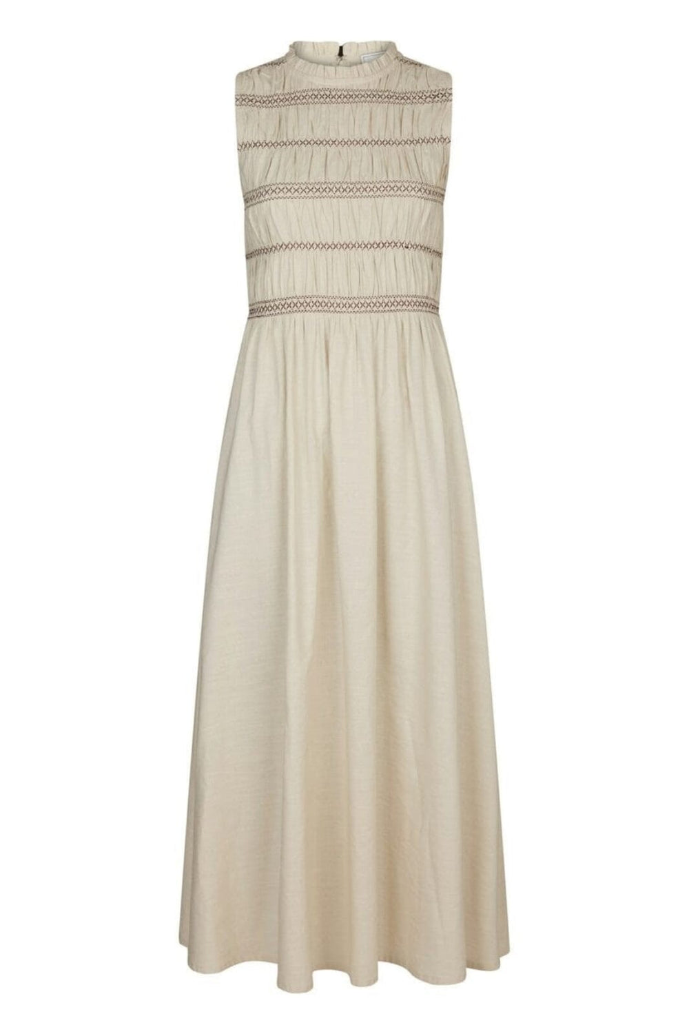 Neo Noir - Atika Deco Smock Dress 166105 - 124 - Ivory