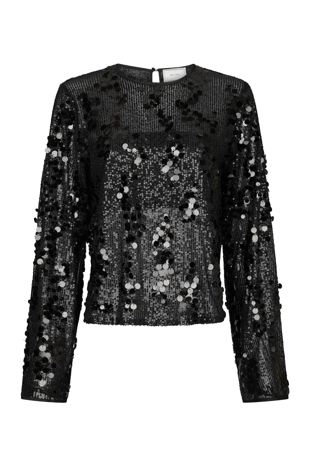 Neo Noir - Blake Sequins Blouse 167011 - 100 - Black