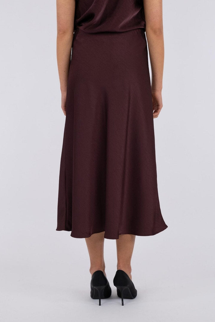 Neo Noir - Bovary Skirt - Burgundy Nederdele