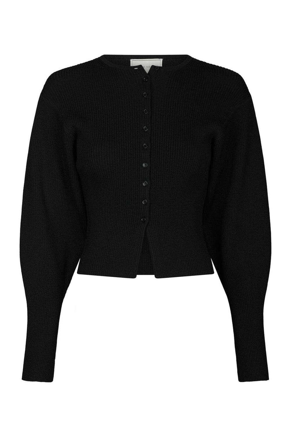 Neo Noir - Briano Stitch Knit Cardigan 166423 - 100 - Black