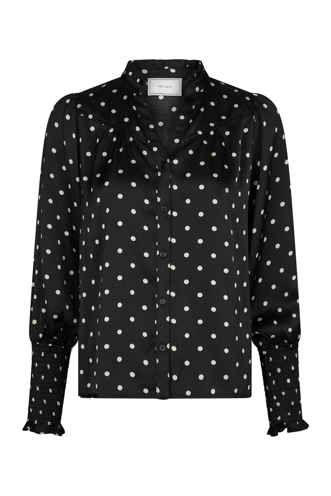 Neo Noir - Camisa Dot Blouse 167161 - 100 - Black