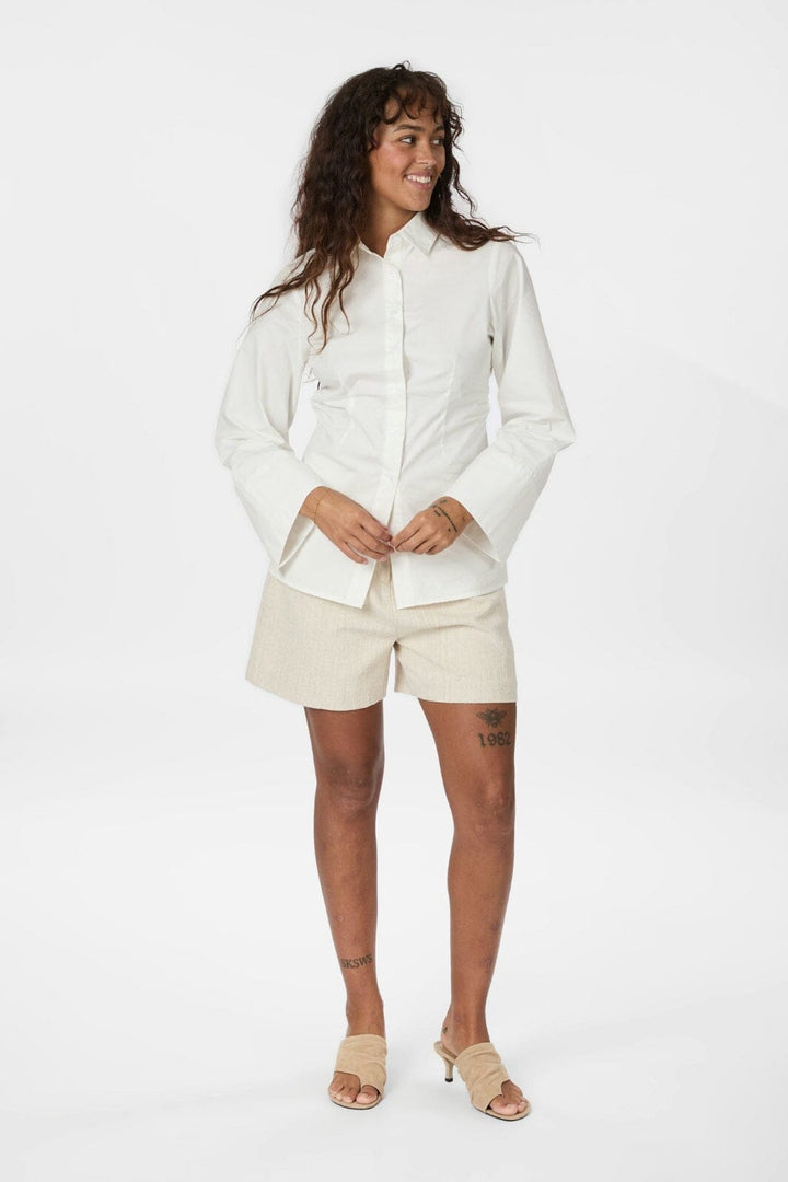 Neo Noir - Caroli Poplin Shirt 165894 - 120 - White