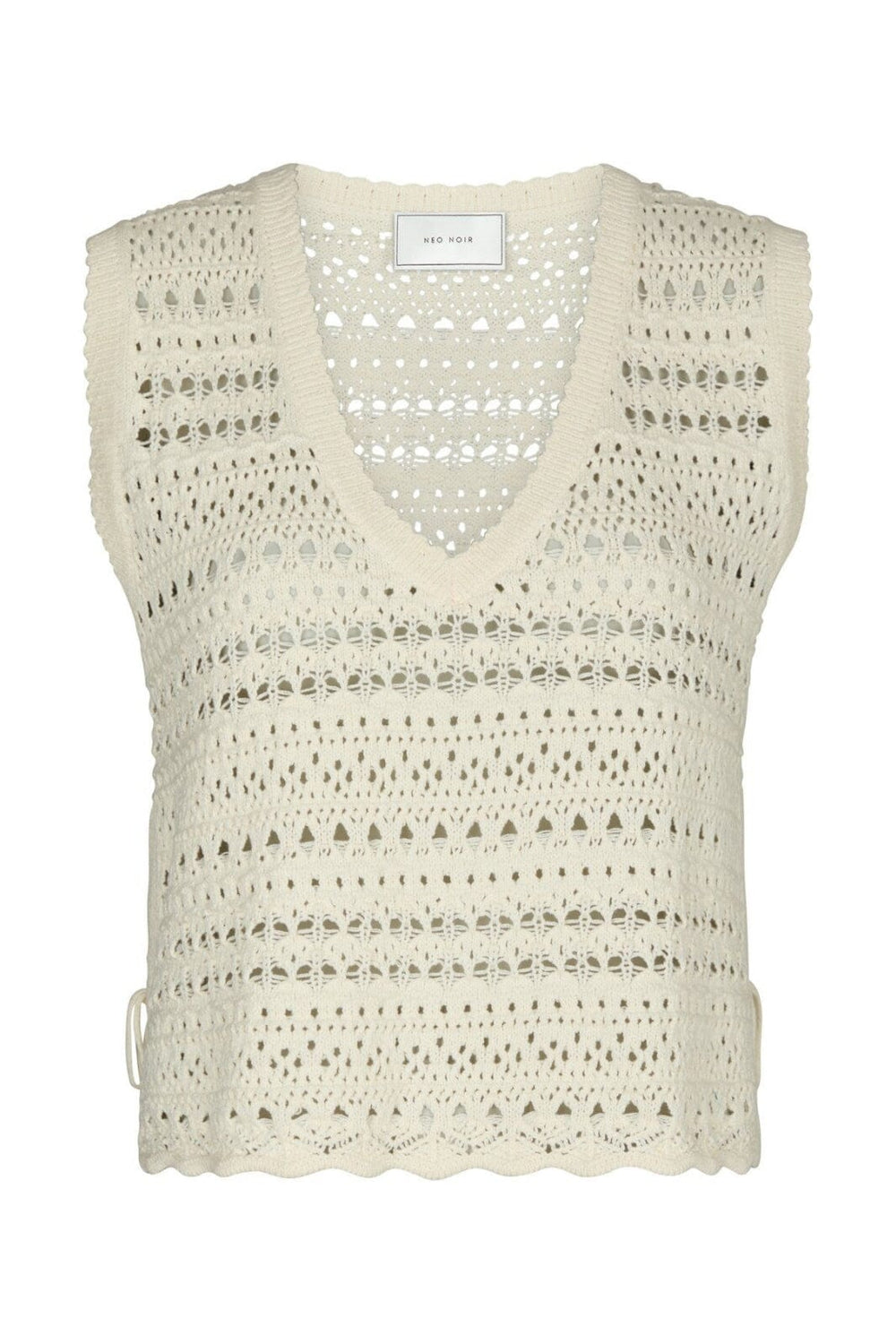 Neo Noir - Catana Crochet Knit Top 165990 - 122 - Creme