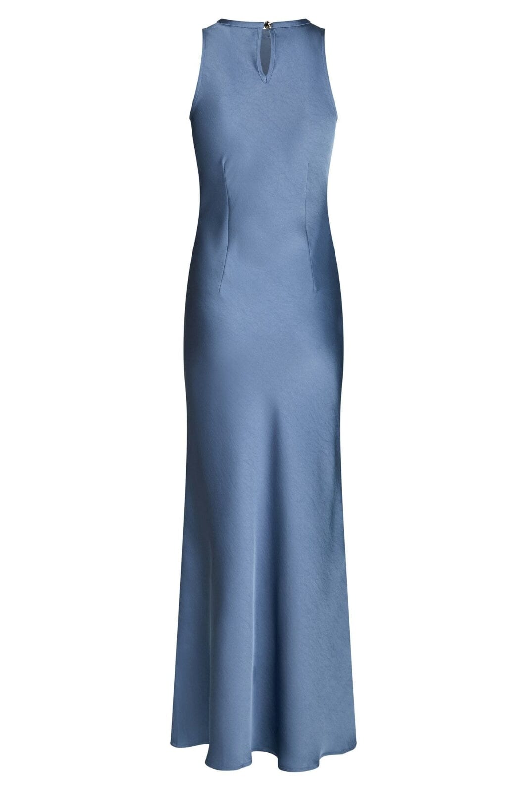 Neo Noir - Celinie Heavy Sateen Dress 165621 - 407 - Smoke Blue