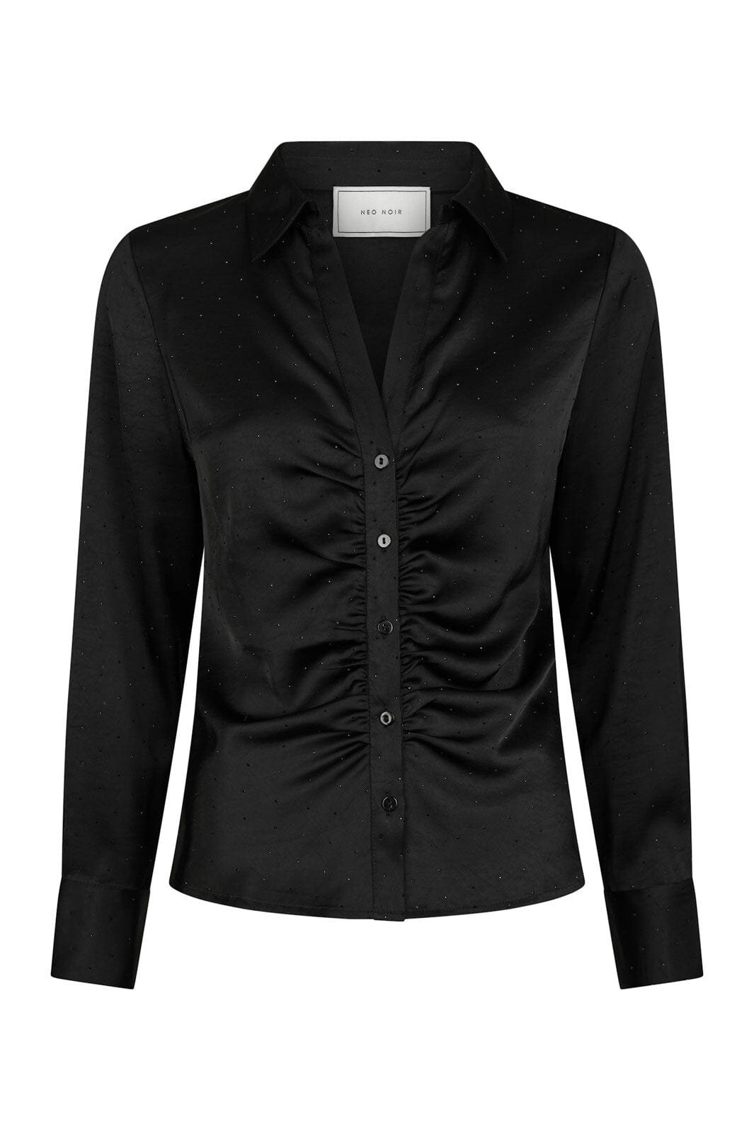 Neo Noir - Christy Heavy Sateen Bedaz Shirt 166892 - 100 - Black