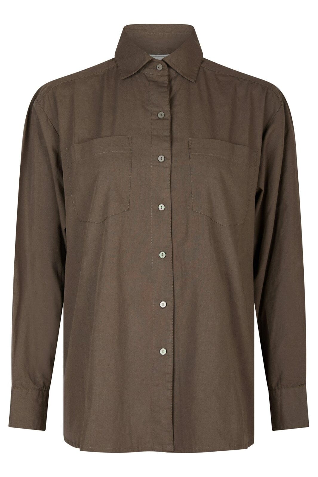 Neo Noir - Dalma C Poplin Shirt 164332 - Warm Grey Skjorter