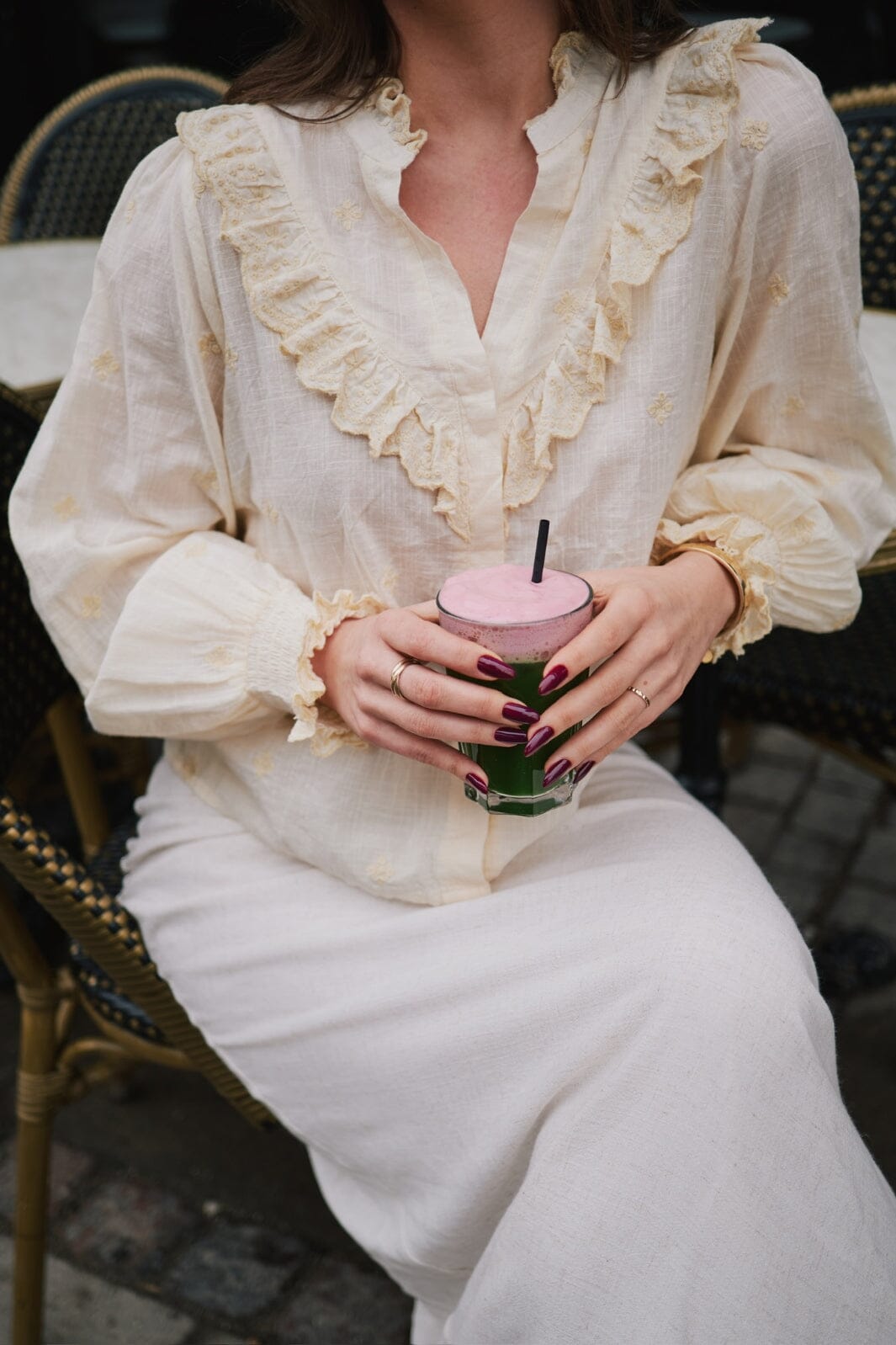 Neo Noir - Degas Blouse 160214 - 191 - Light Yellow Bluser