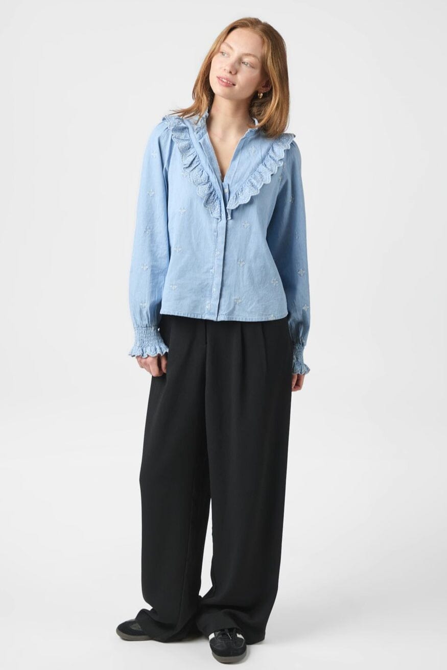 Neo Noir - Degas Denim Blouse 166229 - 145 - Light Blue