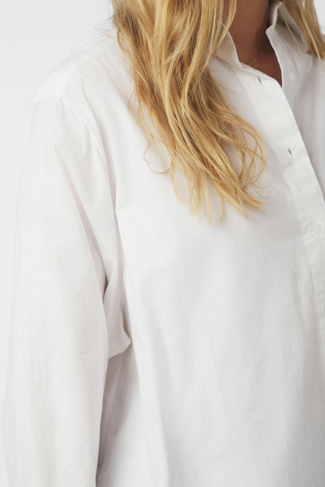 Neo Noir - Dita Poplin Shirt 166159 - 120 - White Skjorter