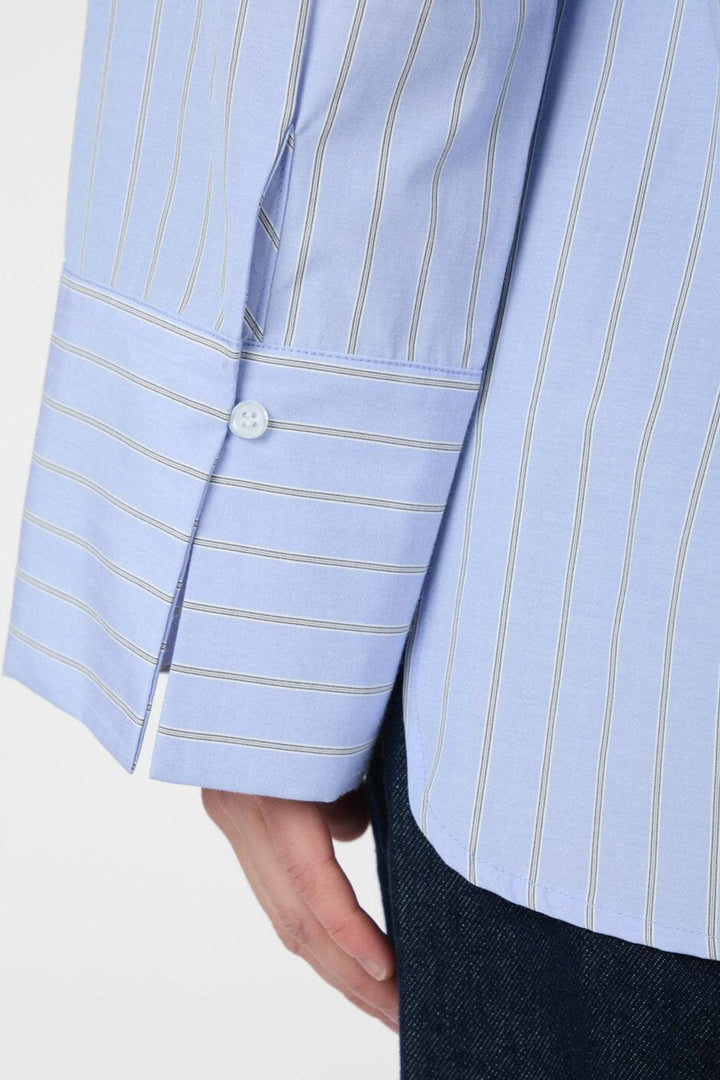 Neo Noir - Dita Twin Stripe Shirt 166500 - 145 - Light Blue