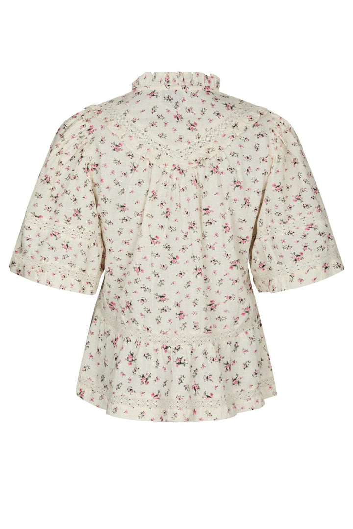 Neo Noir - Evienne Floral Blush Top 165626 - 165 - Rose