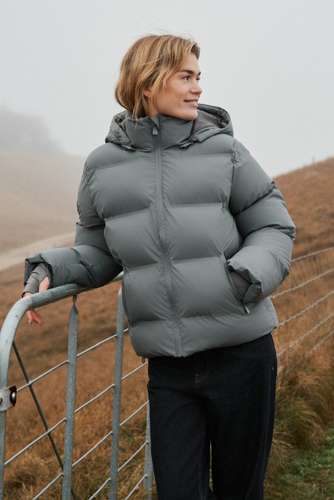 Neo Noir - Fox C Puffer Jacket 158082 - 130 - Grey Jakker