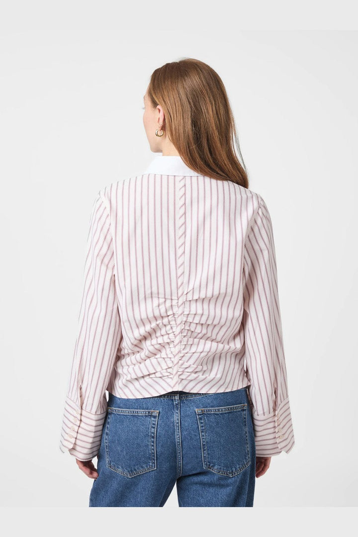 Neo Noir - Francesca Stripe Shirt 165981 - 165 - Rose