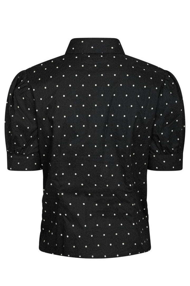 Neo Noir - Frannie Dot Shirt 166006 - 100 - Black