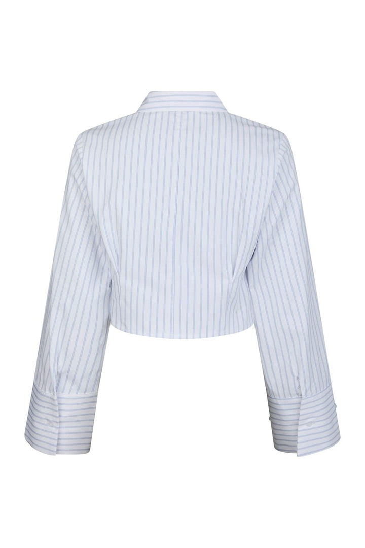 Neo Noir - Frost Slim Stripe Shirt 164945 - 120 - White