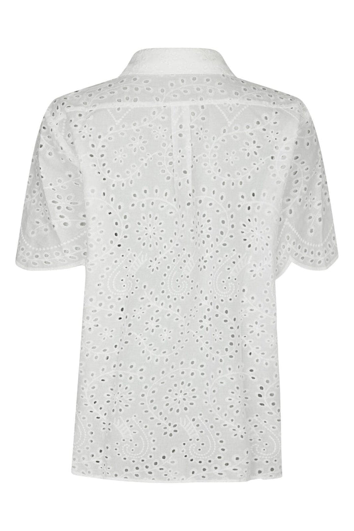 Neo Noir - Gessie Embroidery Shirt 165383 - 120 - White