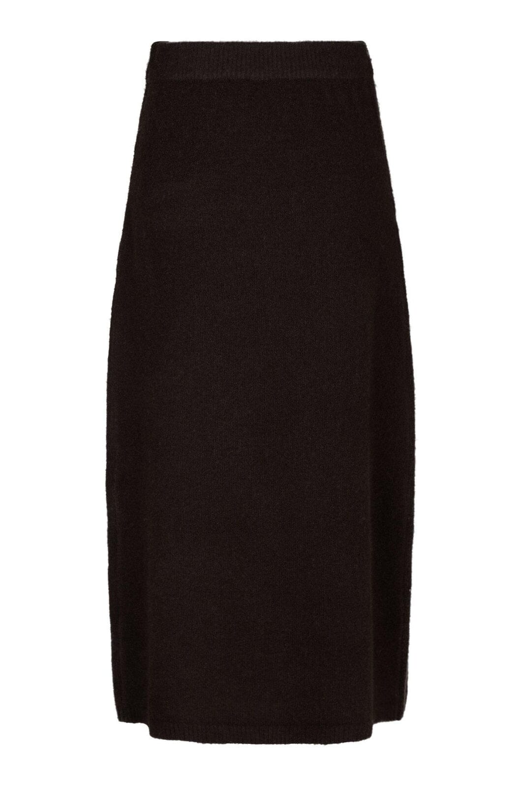Neo Noir - Hynne Knit Skirt 165392 - 676 - Dark Brown