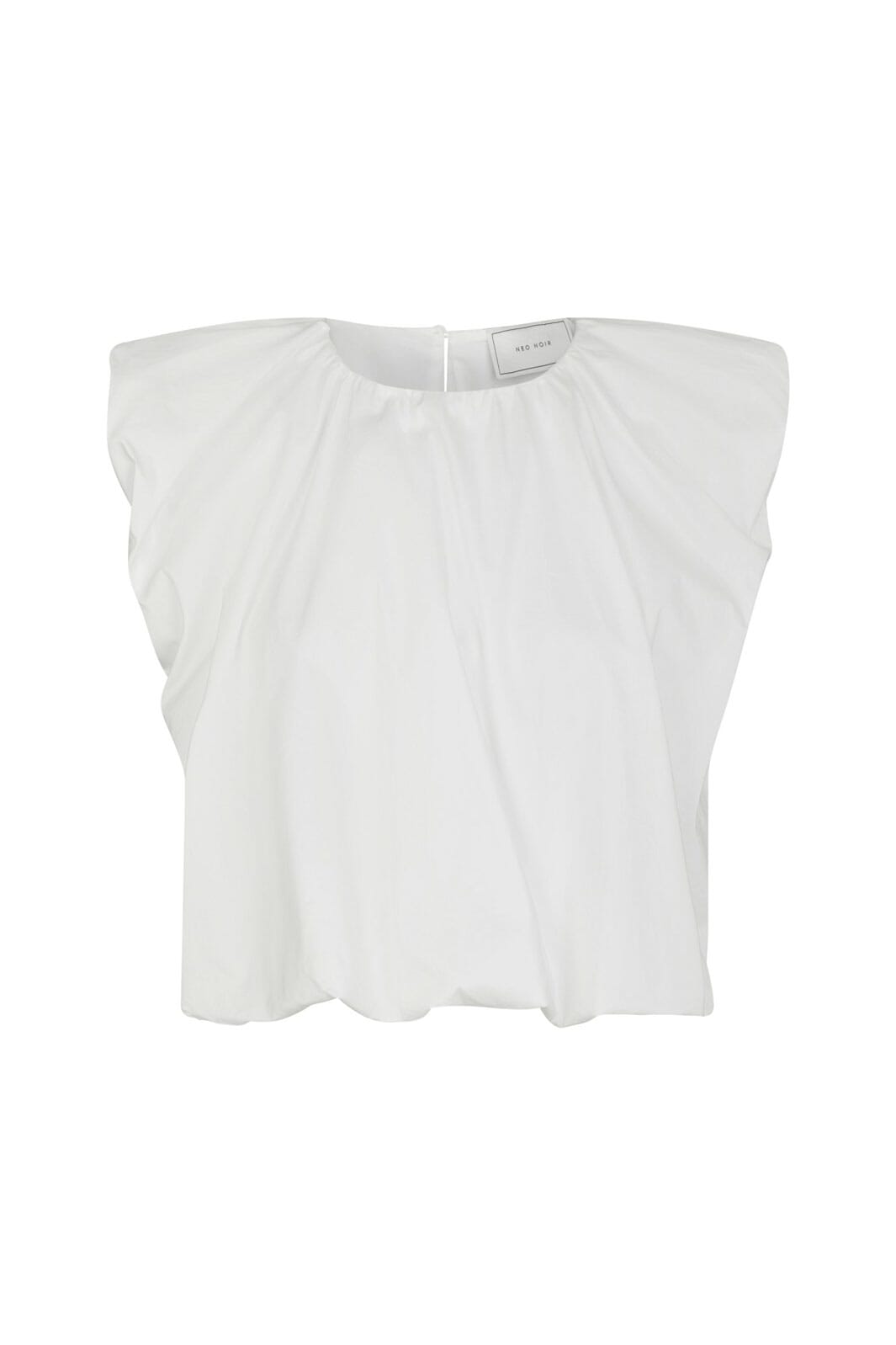 Neo Noir - Ivania Poplin Top 165507 - 120 - White