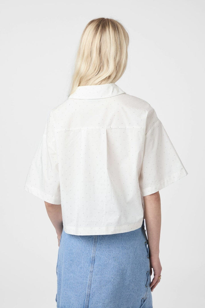 Neo Noir - Jasie Poplin Stone Shirt 165711 - 120 - White