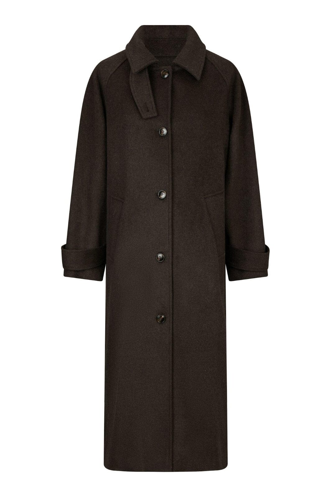 Neo Noir - Keaton Wool Coat 165499 - 584 - Chocolate Brown