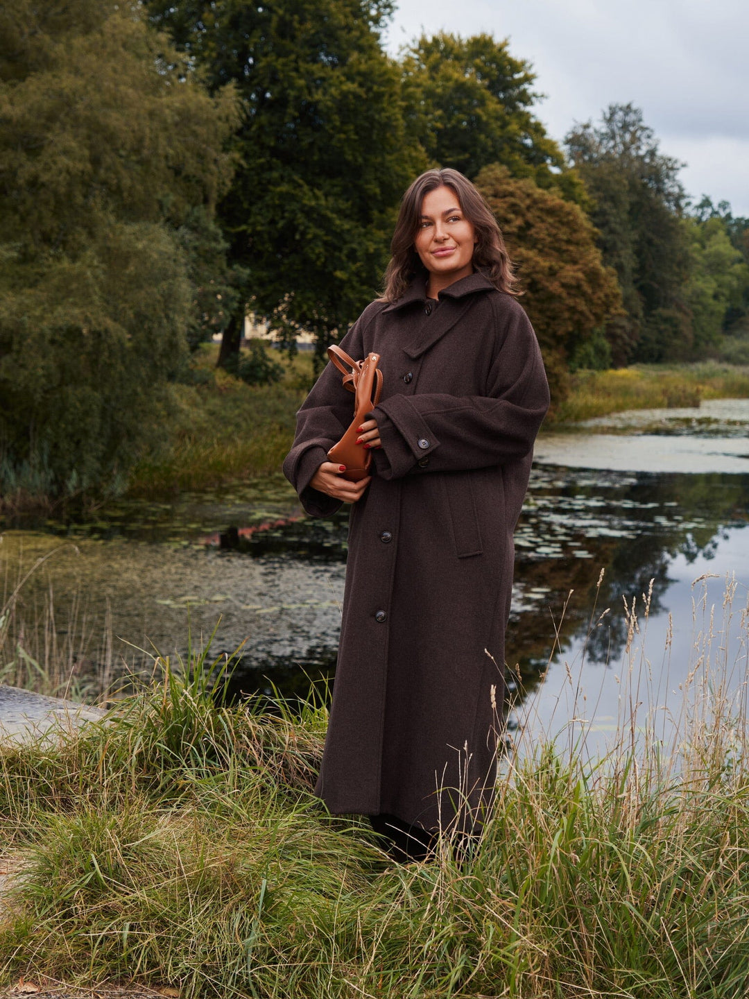 Neo Noir - Keaton Wool Coat 165499 - 584 - Chocolate Brown Jakker