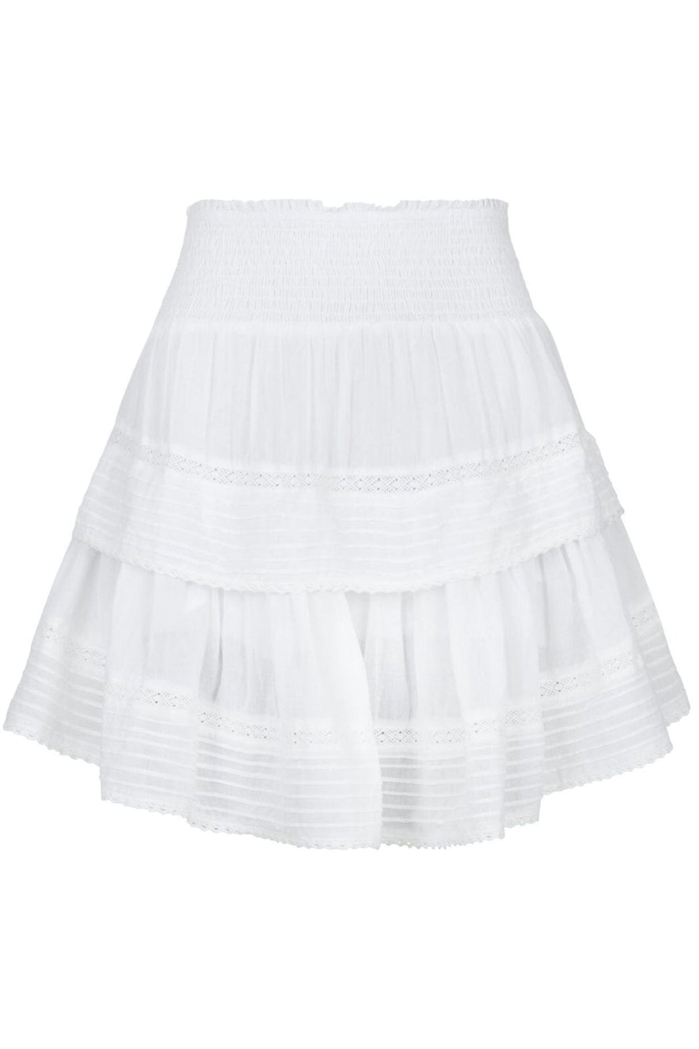 Neo Noir - Kenia S Voile Skirt - White Nederdele