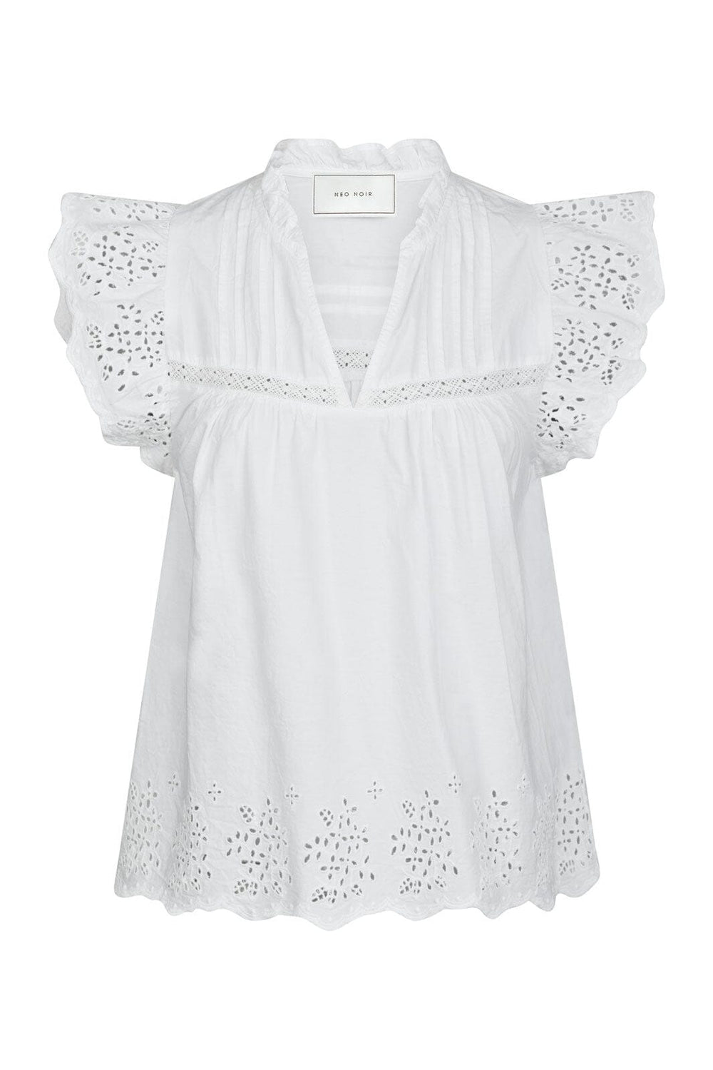 Neo Noir - Kyoti Embroidery Top 165109 - 120 - White