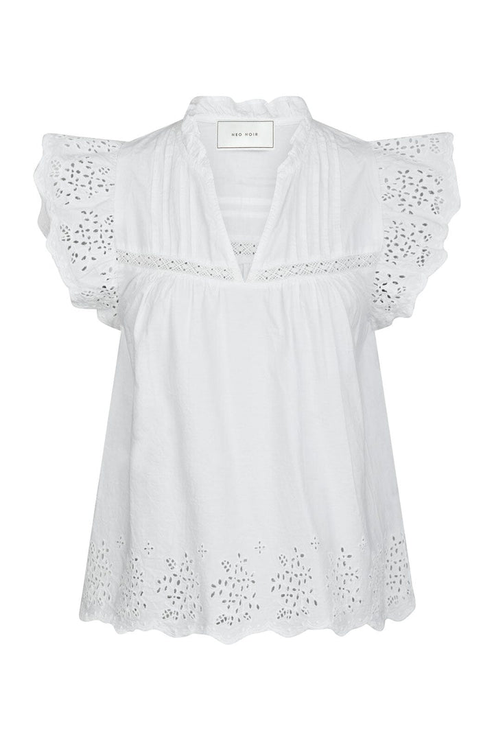 Neo Noir - Kyoti Embroidery Top 165109 - 120 - White