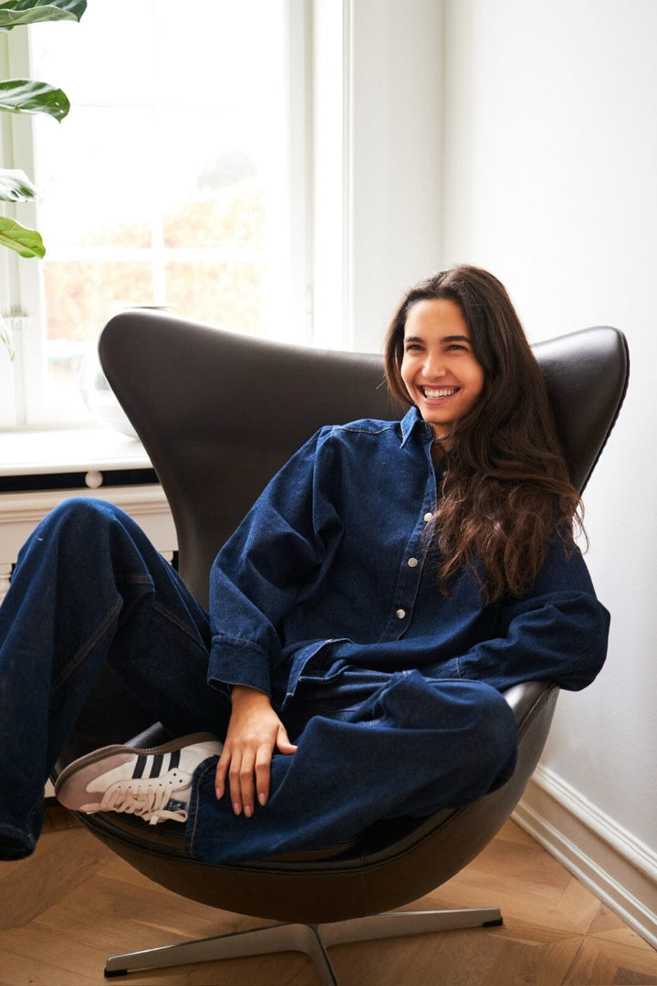 Neo Noir - Lash Denim Shirt 164323 - Dark Blue Skjorter