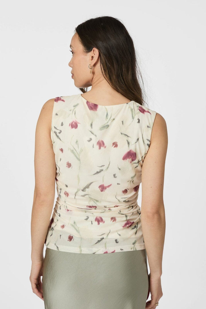 Neo Noir - Liblana Artist Mesh Top 166103 - 122 - Creme