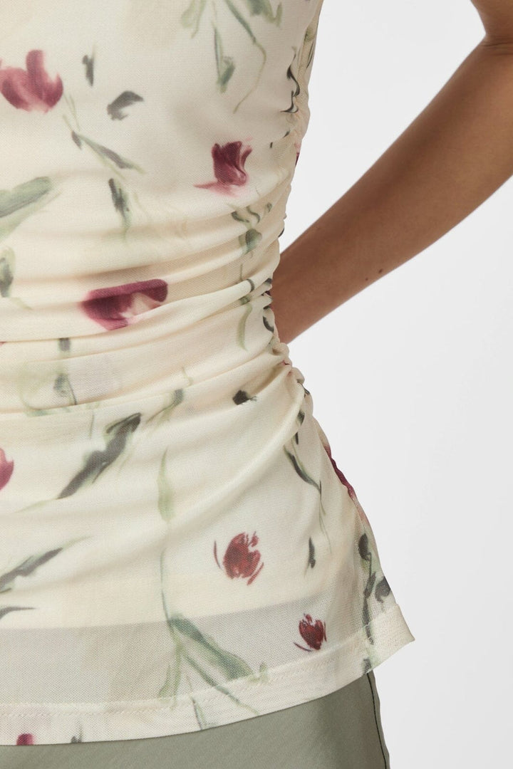 Neo Noir - Liblana Artist Mesh Top 166103 - 122 - Creme