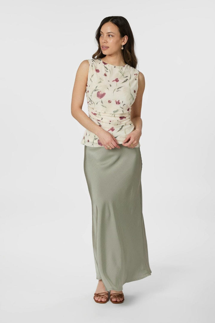 Neo Noir - Liblana Artist Mesh Top 166103 - 122 - Creme