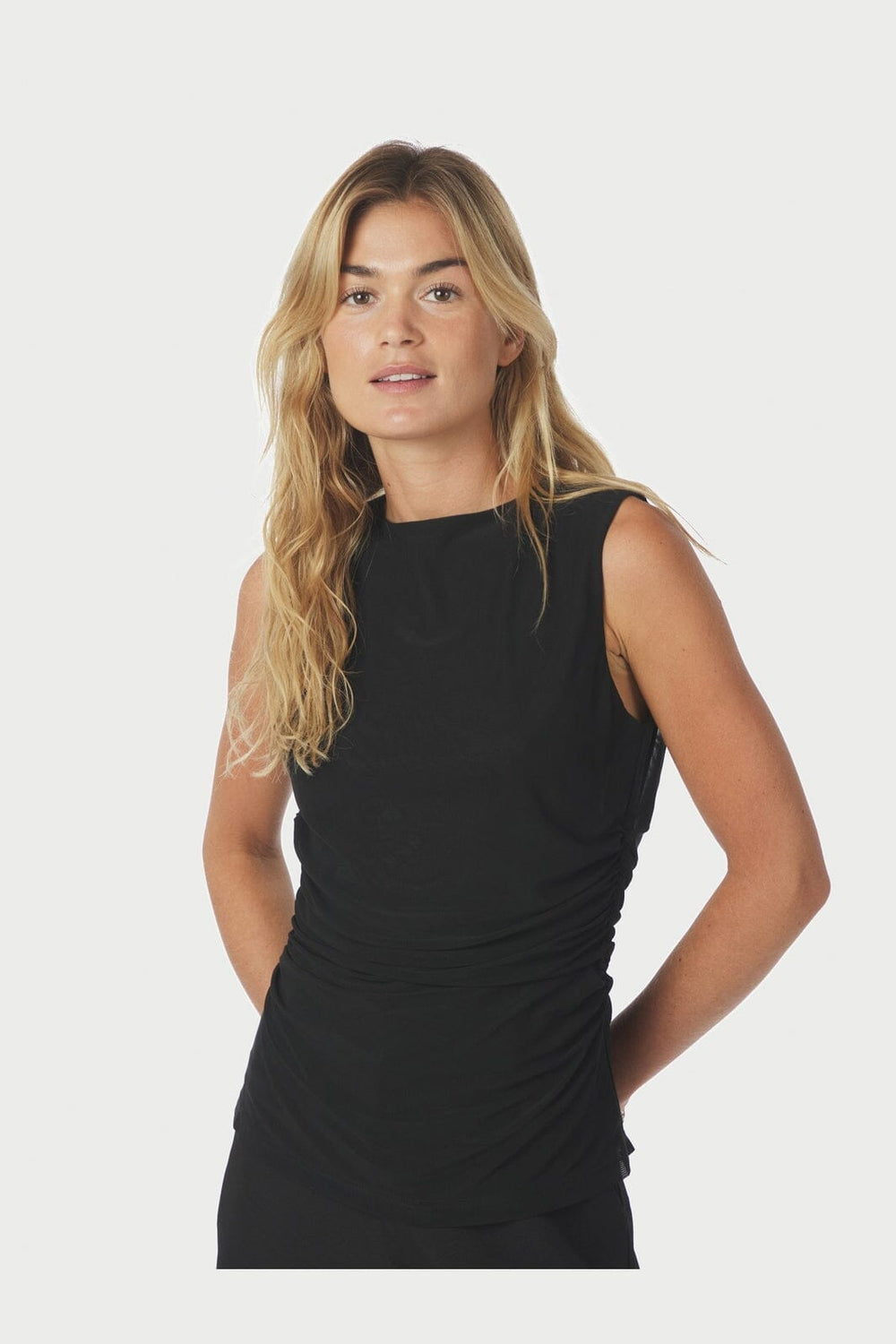 Neo Noir - Liblana Mesh Top 166340 - 100 - Black